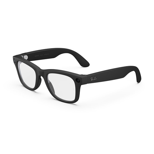 Image of Ray-Ban Meta Wayfarer (Gen 2) - Nero opaco, Lenti trasparenti