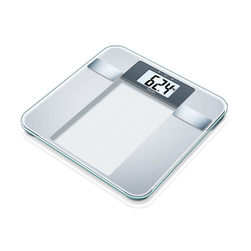 Image of Beurer BG 13 Quadrato Grigio, Trasparente Bilancia pesapersone elettronica