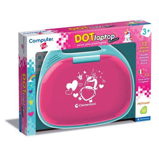 Image of Clementoni Clemmy DOT Unicorn Computer portatile per bambini