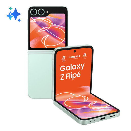 Samsung Galaxy Z Flip6 Smartphone AI, 256GB, RAM 12GB, Display 3, 4'' SAMOLED/6