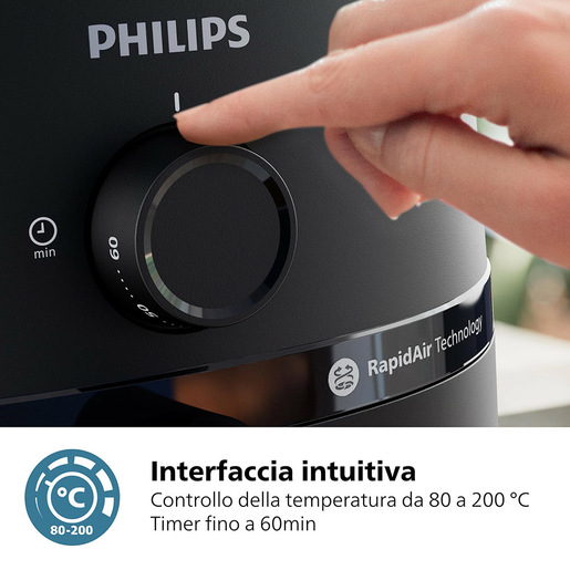 Image of Philips Serie 1000 NA120/00 Airfryer 4.2 L, Friggitrice ad aria 12 in 1, App ricettario