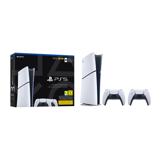 Image of Sony Playstation 5 Slim Digital 825 GB Wi-Fi Nero, Bianco