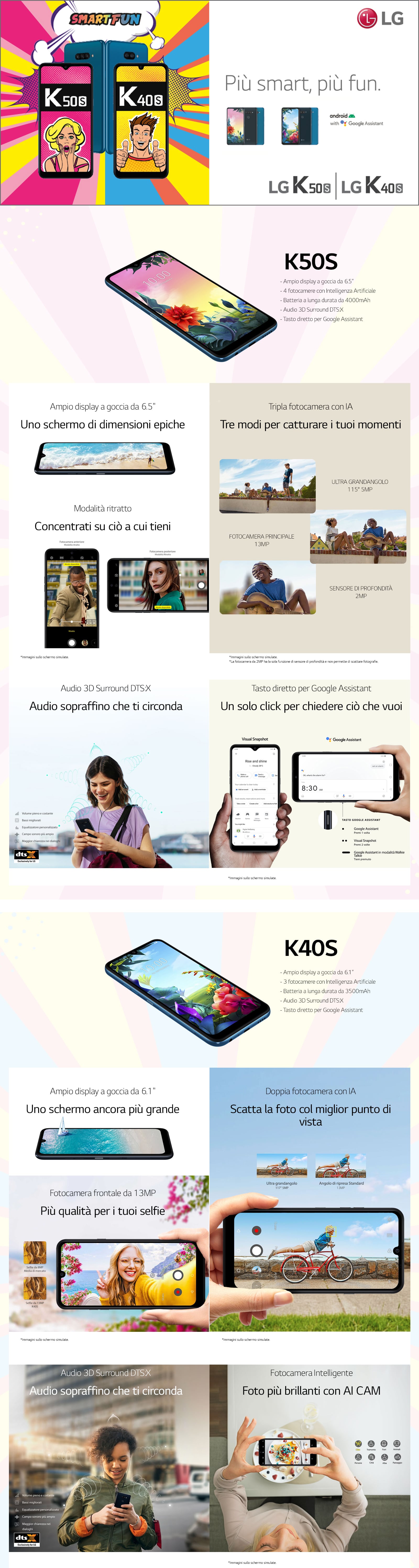 LG - K40S e K50S
