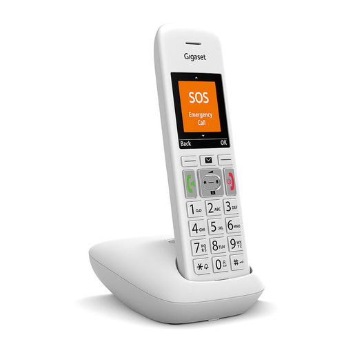 Image of Gigaset E390 Telefono analogico/DECT Identificatore di chiamata Bianco