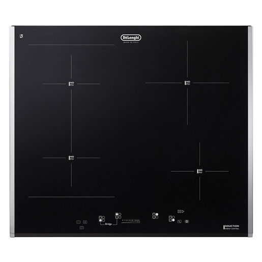 Image of De’Longhi PIN 65 TC Nero Da incasso 60 cm Piano cottura a induzione 4 Fornello(i)