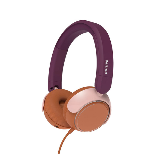 Image of Philips TAK2000MP/00 cuffia e auricolare Cuffie Cablato A Padiglione Musica e Chiamate USB tipo-C Arancione, Viola, Rosa