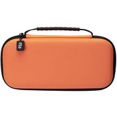 Qubick ACS20029 Custodia Per Console Portatile Custodia Rigida Nintendo Nylon Arancione, Nero