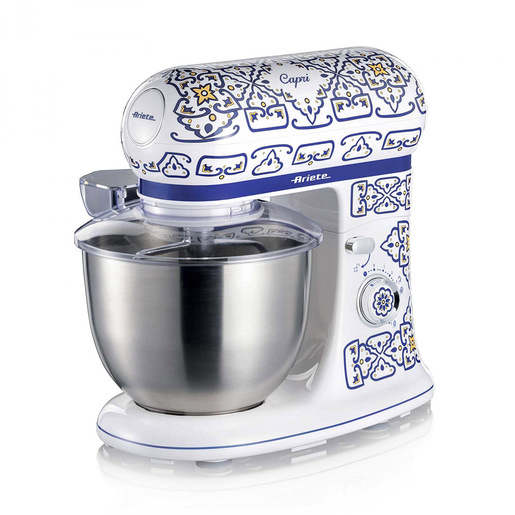 Image of Ariete 1588 Impastatrice Capri, Planetaria, 7 velocità, 2400 Watt, 5,5 litri, Tazza Acciaio Inox