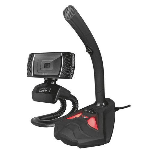 Image of Trust GTX 786 Reyno webcam 8 MP 1280 x 720 Pixel USB 2.0 Nero