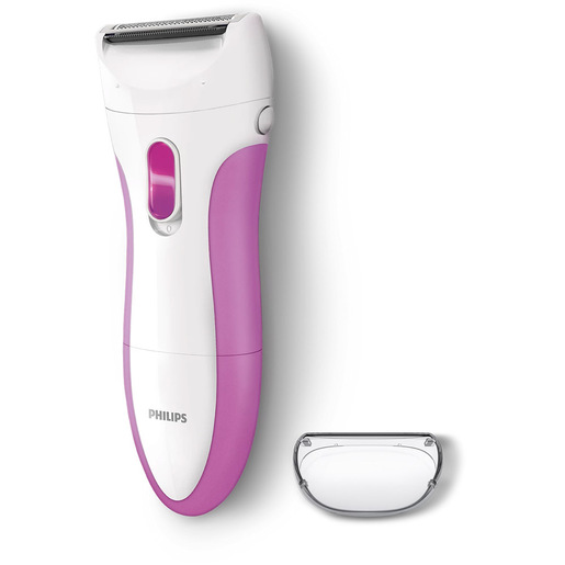 Image of Philips SatinShave Essential Rasoio senza filo Wet & Dry bianco e rosa HP6341/00