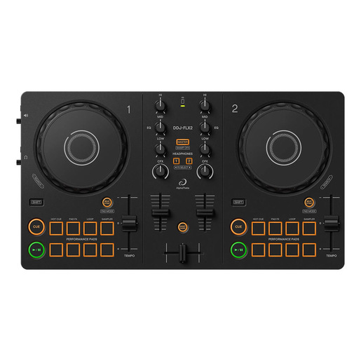 Pioneer DDJ-FLX2 controller per DJ 2 canali Nero