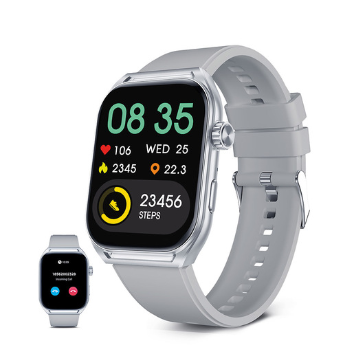 Image of Ksix BXSW28B smartwatch e orologio sportivo 5,23 cm (2.06'') AMOLED Digitale 401 x 502 Pixel Touch screen Grigio