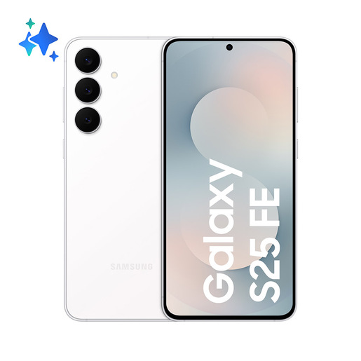 Image of Samsung Galaxy S25 FE, Smartphone AI, Display Dynamic AMOLED 2X 6.7'', Fotocamera 50MP, 8GB RAM, 128GB, Batteria 4.900 mAh, White