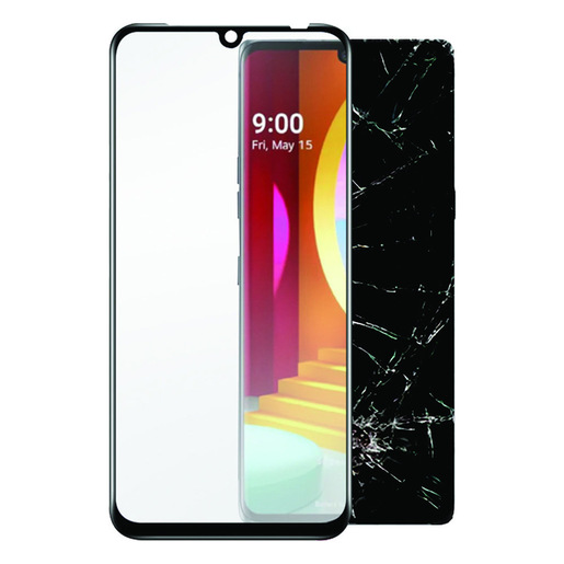 Image of Area Ultra tempered Glass per LG Velvet con copertura totale tono su tono