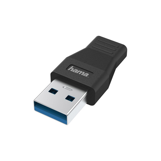 Image of Hama Adattatore USB Type C Femmina / USB A Maschio, USB 3.2, 5 Gbps, nero