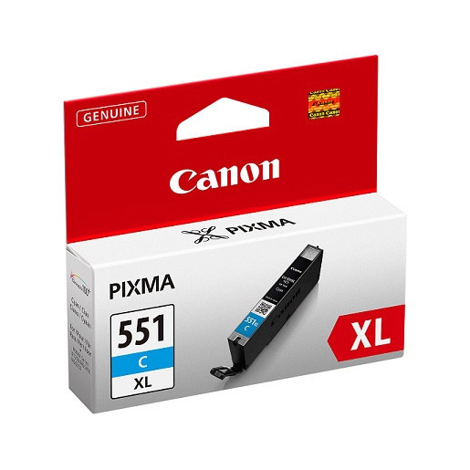 Image of Canon CLI-551XL C w/sec cartuccia d'inchiostro 1 pz Originale Resa ele