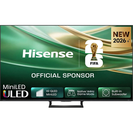 Hisense Smart TV MiniLED 144Hz 85'' 4K 85Q8S, Dolby Atmos 2.1 By Devialet, Dolby Vision IQ, HDR10+, Native 144Hz Game Mode, VIDAA OS con 1000+ APP, Alexa