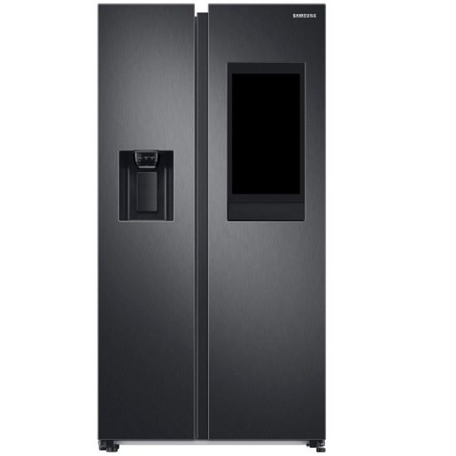 Samsung RS6HA8891B1 frigorifero Side by Side Family Hub Libera installazione con congelatore 614 L connesso con monitor integrato Classe E, Nero Antr