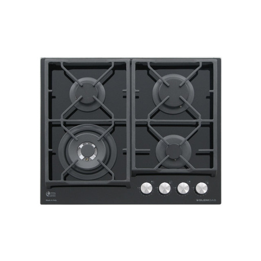 Image of Glem Gas GV64TXBK piano cottura Nero Da incasso 60 cm 4 Fornello(i)