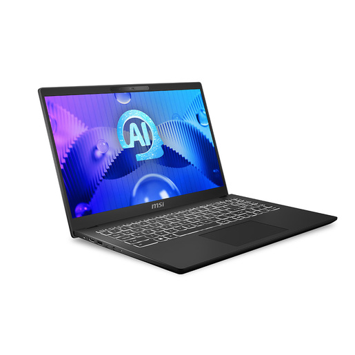 MSI Modern 15 H AI C1MG-096IT Intel Core Ultra 5 125H Computer portatile 39,6 cm (15.6'') Full HD 16 GB DDR5-SDRAM 512 GB SSD Wi-Fi 6E (802.11ax)