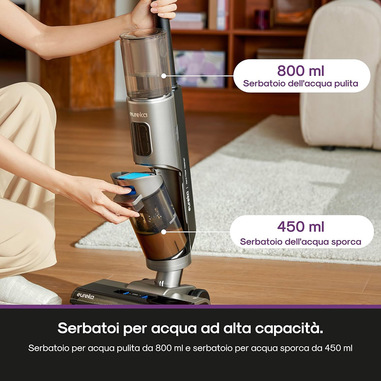 Eureka Rapidwash NEW430 - Aspirapolvere E Lavapavimenti Senza Fili | Autopulente E Leggero - Foto 6