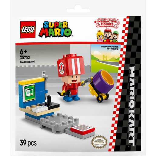 Image of LEGO Super Mario Mario Kart™: Toad (pit stop)