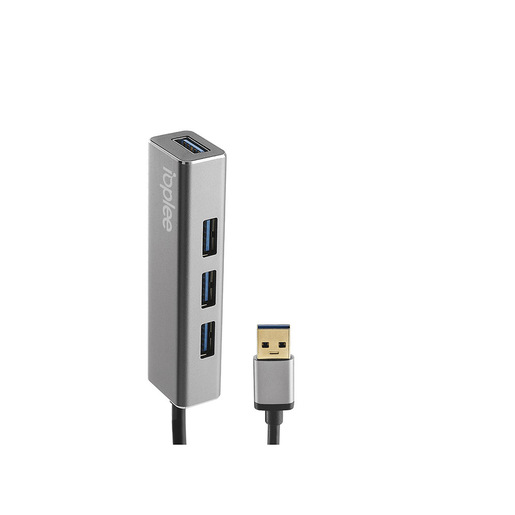 Image of IOPLEE IOPEXTHUB363G hub di interfaccia USB 3.2 Gen 1 (3.1 Gen 1) Type-A 5 Mbit/s Grigio, Metallico
