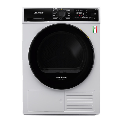 Image of SanGiorgio SDR9-T asciugatrice Libera installazione Caricamento frontale 9 kg Bianco