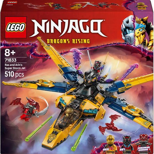 Image of LEGO NINJAGO Jet Super Storm di Ras e Arin