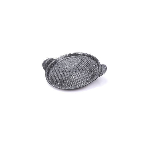 Image of Alluflon Griglia Tonda stone 32 cm Alluminio