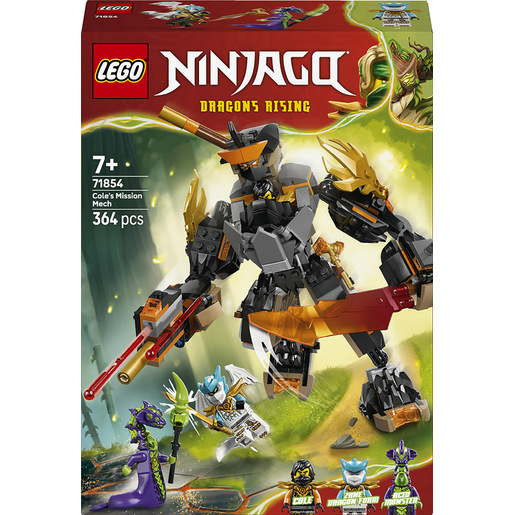 Image of LEGO NINJAGO Mech della missione di Cole e drago Zane