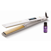 Ga.Ma Piastra Elegance Argan: Elimina L'effetto Crespo Dei Capelli, Trafile Lunghe In Tormalina, Liscio A Lungo In Poco Tempo, Capelli Protetti, Risca-image