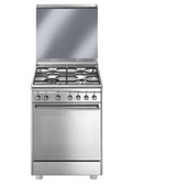 Smeg CX68M8-1 Libera installazione Piano cottura a gas A Acciaio  inossidabile cucina | Cucine in offerta su Unieuro