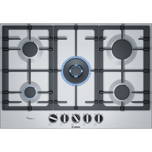 Image of Bosch Serie 6 PCQ7A5B90 Incasso Gas Acciaio inossidabile piano cottura