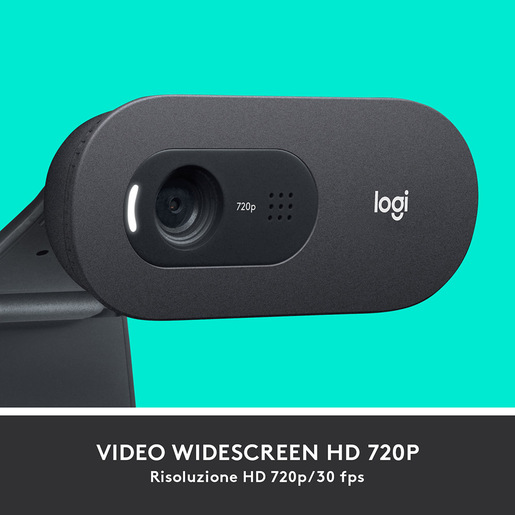 Image of Logitech C505 Webcam HD - Videocamera USB Esterna 720p HD per Desktop