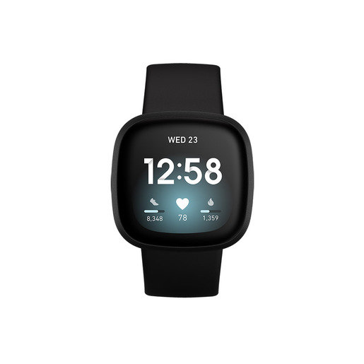 Fitbit Versa 3 4,01 cm (1.58'') AMOLED 40 mm Nero GPS (satellitare)