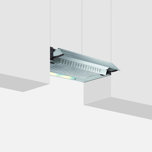 Image of Glem Gas GHE601SI cappa aspirante Incassato Argento 200 m³/h