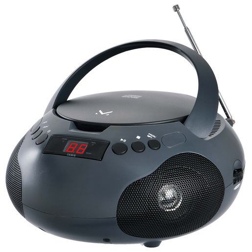 Image of New Majestic AH 164 BK Analogico 2 W FM Nero, Blu Riproduzione MP3