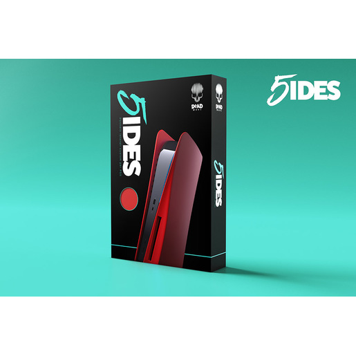 Image of Activision Pannelli Laterali Custom per PS5, Roso opaco