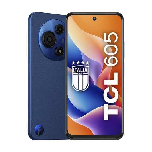 Image of TCL 605 16,9 cm (6.67'') Doppia SIM Android 15 4G USB tipo-C 4 GB 128 GB 5200 mAh Blu