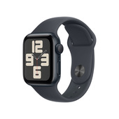 Apple Watch Se Gps 40Mm Cassa Alluminio Mezzanotte Con Mezzanotte Sport Band - M/L-image