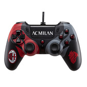 Qubick ACP40129 Periferica Di Gioco Nero, Rosso Usb Gamepad Analogico/Digitale Pc, Playstation 4-image