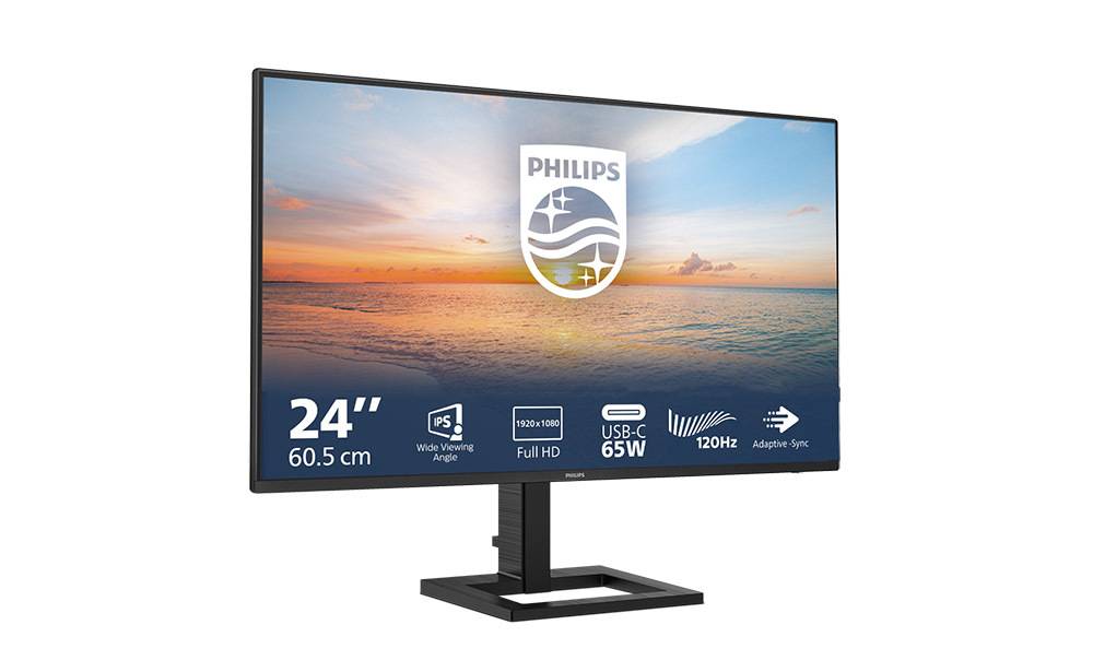 Philips Serie 1000 24E1N1300AE/00 Monitor PC 60,5 cm (23.8") 1920 x 1080 Pixel Full HD LCD Nero