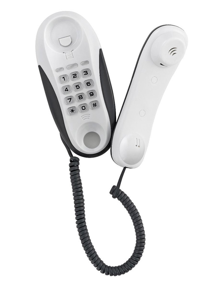 Telefono Fisso Con Filo Bravo 90 LCD Brondi Bianco - 7