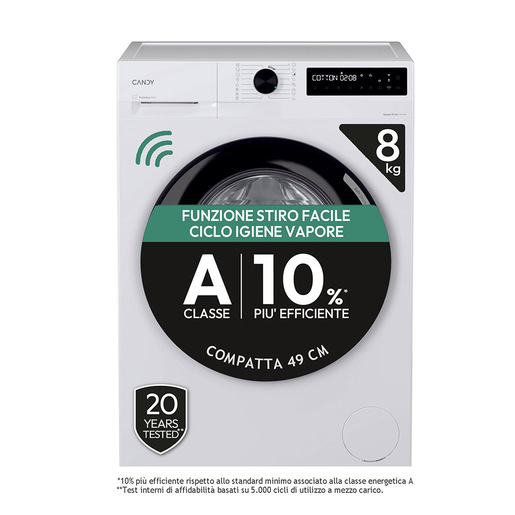 Image of Candy BR 48B6-S lavatrice Caricamento frontale 8 kg 1400 Giri/min Bianco