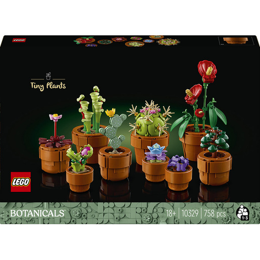 Image of LEGO Botanicals 10329 Piantine, Collezione Botanica con Fiori Artificiali, Idea Regalo di Compleanno per Adulti, Donna o Uomo
