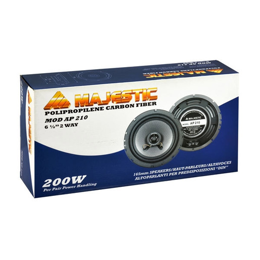 Image of New Majestic AP-210 altoparlante auto Ovale 1-via 200 W
