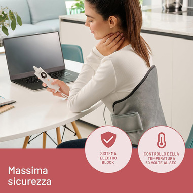 Cintura Termica Elettrica Per Fianchi E Glutei – Cuscino Riscaldante Con 3 Temperature, Taglia S/M, Non Wireless - 5