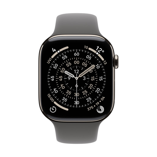 Image of Apple Cinturino Sport grigio pietra (46 mm) - M/L