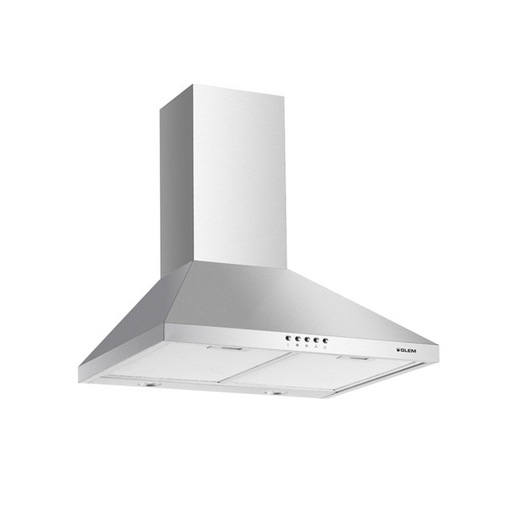 Image of Glem Gas GHP645IX cappa aspirante Cappa aspirante a parete Argento, Acciaio inox 498 m³/h